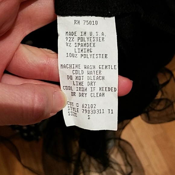 Cute Dress! Black w/Pink Polka Dots - Picture 6 of 6